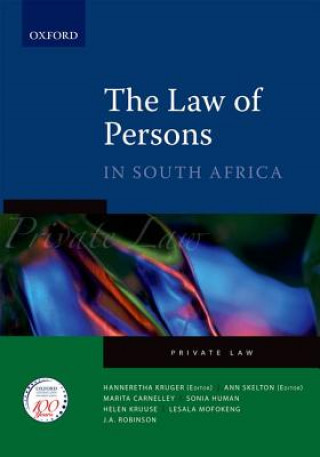 Kniha Law of Persons in South Africa Robbie Robinson