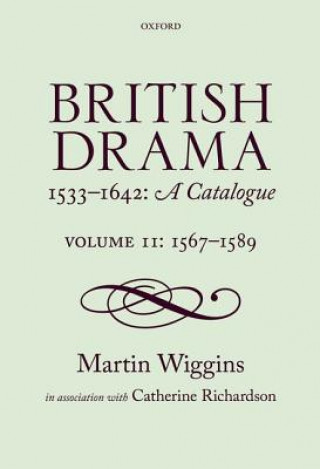 Knjiga British Drama 1533-1642: A Catalogue Martin Wiggins