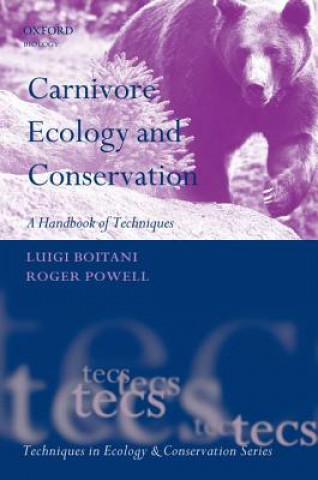 Carte Carnivore Ecology and Conservation Luigi Boitani
