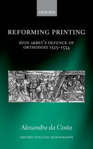 Kniha Reforming Printing Alexandrada Costa
