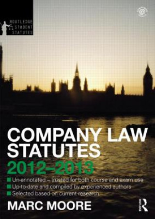 Könyv Company Law Statutes 2012-2013 Marc Moore