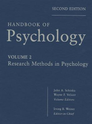 Kniha Handbook of Psychology - Research Methods in Psychology V2 2e Irving B Weiner