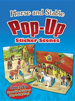 Kniha Horse and Stable PopUp Sticker Scenes Barbara Steadman