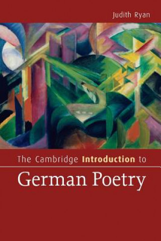 Kniha Cambridge Introduction to German Poetry Judith Ryan