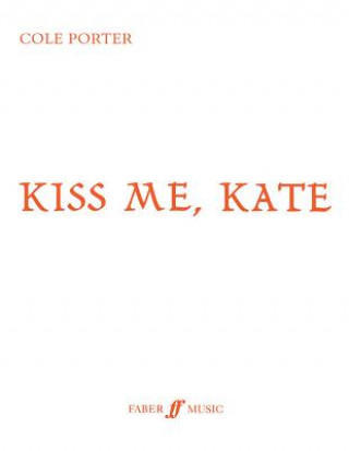 Knjiga Kiss Me Kate COLE PORTER