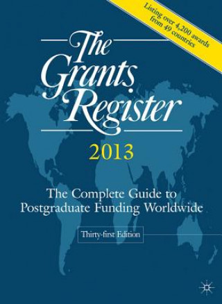 Boek Grants Register Palgrave MacMillan Ltd