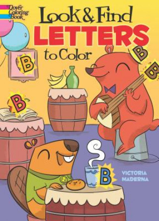 Книга Look & Find Letters to Color Maderna