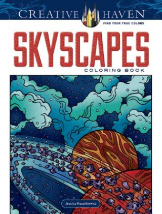 Book Creative Haven Skyscapes Coloring Book Mazurkiewicz