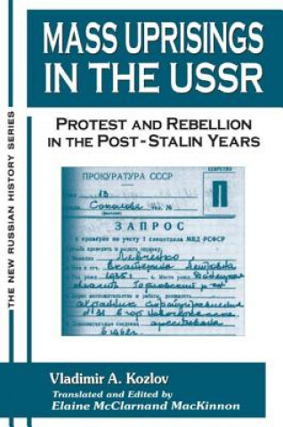 Livre Mass Uprisings in the USSR VA Kozlov