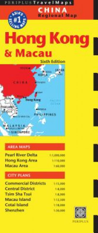 Materiale tipărite Hong Kong & Macau Travel Map Sixth Edition Editors of Periplus