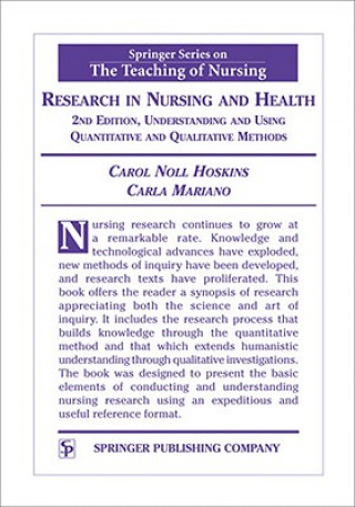 Książka Research in Nursing and Health Carol Noll Hoskins