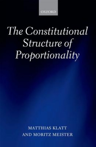 Kniha Constitutional Structure of Proportionality Matthias Klatt