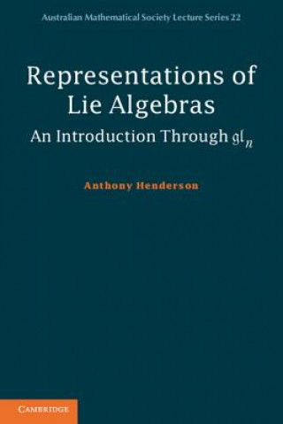 Könyv Representations of Lie Algebras Anthony Henderson