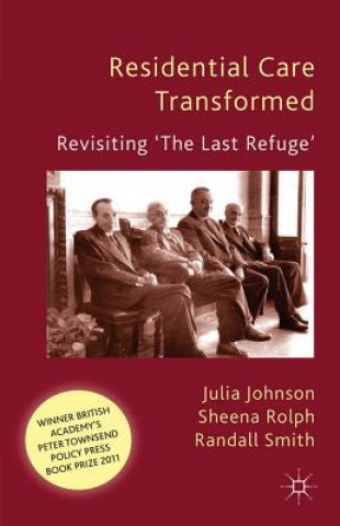 Livre Residential Care Transformed Julia Johnson