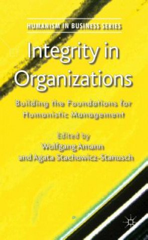 Kniha Integrity in Organizations Wolfgang Amann