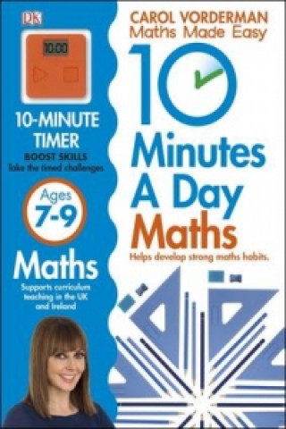 Könyv 10 Minutes A Day Maths, Ages 7-9 (Key Stage 2) Carol Vorderman