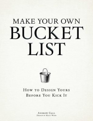 Carte Make Your Own Bucket List Andrew Gall
