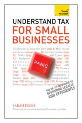 Carte Understand Tax for Small Businesses: Teach Yourself Sarah Deeks