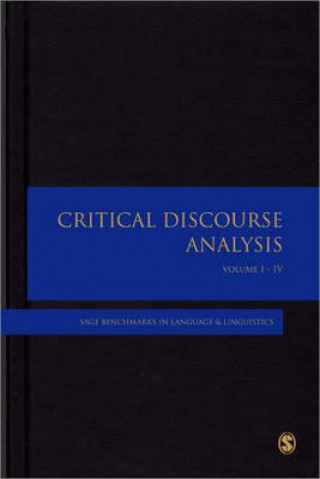 Könyv Critical Discourse Analysis Ruth Wodak