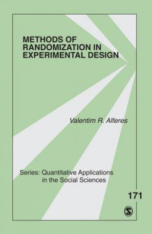 Książka Methods of Randomization in Experimental Design Valentim Alferes