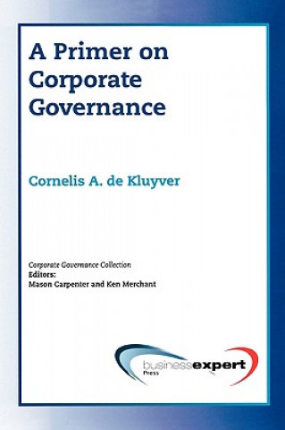 Carte Primer on Corporate Governance De Kluyver