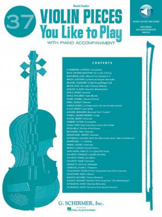 Carte 37 Violin Pieces You Like to Play Hal Leonard Publishing Corporation