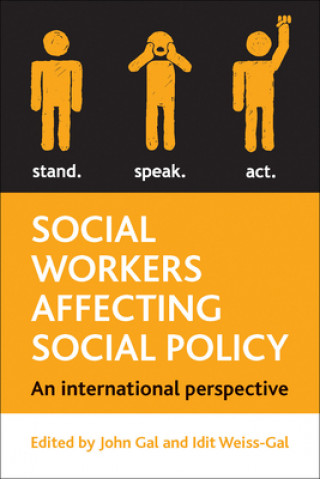 Könyv Social Workers Affecting Social Policy Idit Weiss Gal