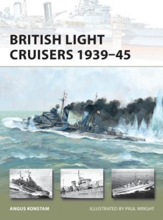 Carte British Light Cruisers 1939-45 Angus Konstam