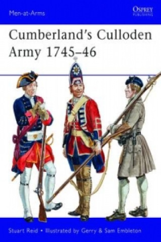 Carte Cumberland's Culloden Army 1745-46 Stuart Reid