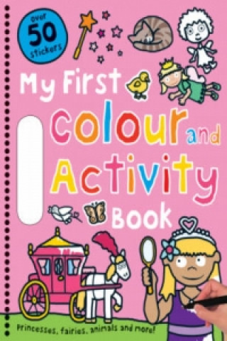 Livre Pink Colour and Activity Book Roger Priddy