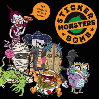 Kniha Stickerbomb Monsters Studio Rarekwai (SRK)