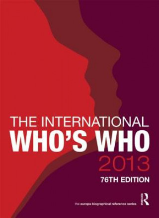 Carte International Who's Who 2013 Europa Publications