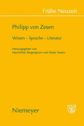 Buch Philipp von Zesen Maximilian Bergengruen