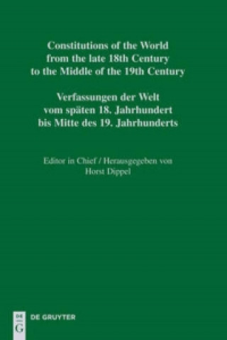 Książka Constitutional Documents of the United States of America 1776-1860 Horst Dippel