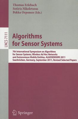 Kniha Algorithms for Sensor Systems Thomas Erlebach