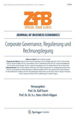 Kniha Corporate Governance, Regulierung und Rechnungslegung Oliver Fabel