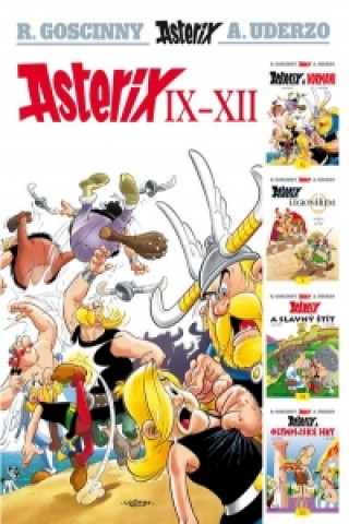 Książka Asterix IX-XII René Goscinny