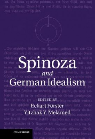Kniha Spinoza and German Idealism Eckart Forster