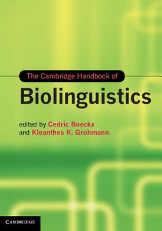 Carte Cambridge Handbook of Biolinguistics Cedric Boeckx