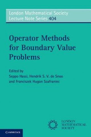 Carte Operator Methods for Boundary Value Problems Seppo Hassi