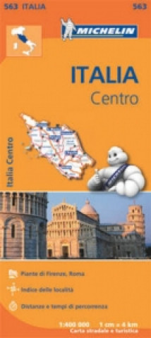 Prasa Italy Centre - Michelin Regional Map 563 Michelin