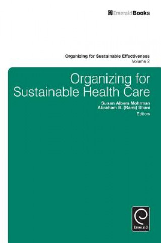 Livre Organizing for Sustainable Healthcare Abraham B Shani