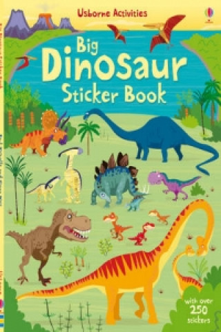 Książka Big Dinosaur Sticker book Fiona Watt