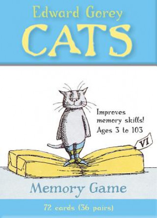 Játék Edward Gorey's Cats Memory Game Edward Gorey