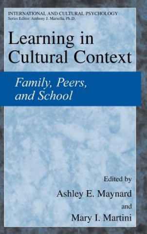 Libro Learning in Cultural Context Ashley Maynard