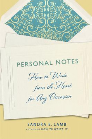 Könyv Personal Notes Sandra E Lamb