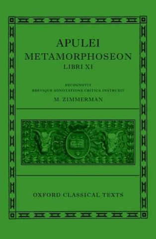 Könyv Apulei Metamorphoseon Libri XI Maaike Zimmerman