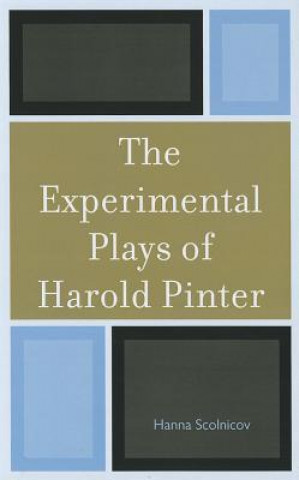 Książka Experimental Plays of Harold Pinter Hanna Scolnicov