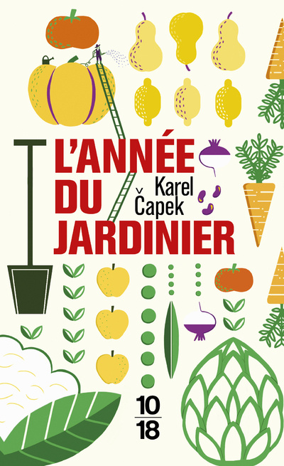 Kniha L'ANNÉE DU JARDINIER ČAPEK