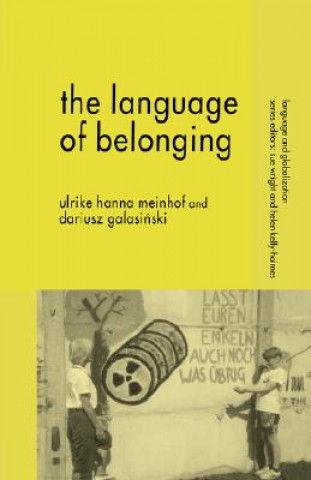 Livre Language of Belonging Dariusz Galasinski